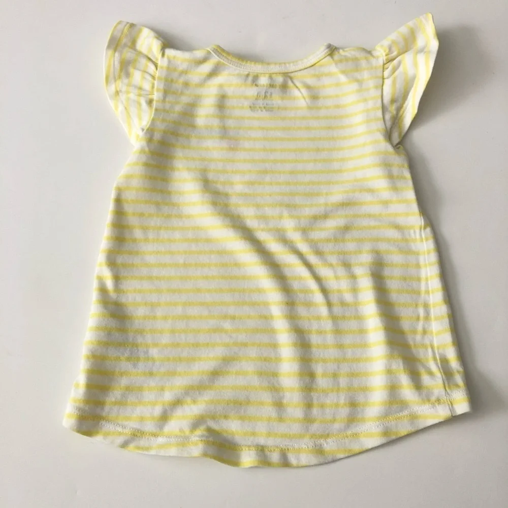 Carter’s Baby Girl Ruffle Sleeveless Top Size 12 Months